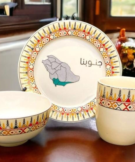 طقم ٣ قطع بالنقشة الجنوبية