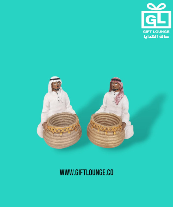 حامل سلة تماثيل عربية تقليدية