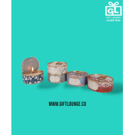 شموع صغيرة علب أنيقة 