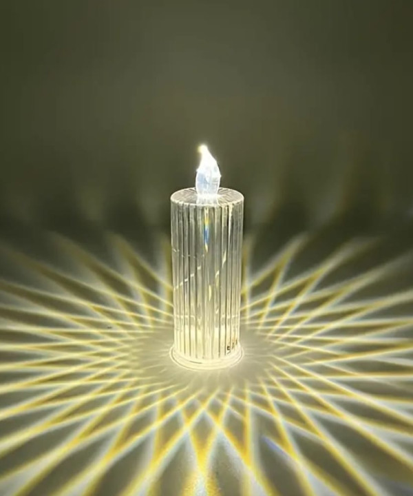 شمعة عديمة اللهب LED