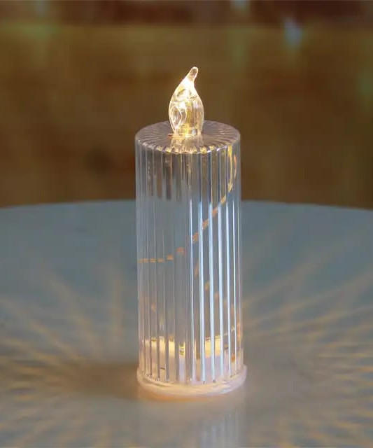 شمعة عديمة اللهب LED