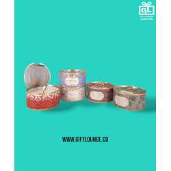  شموع كبيرة علب أنيقة 