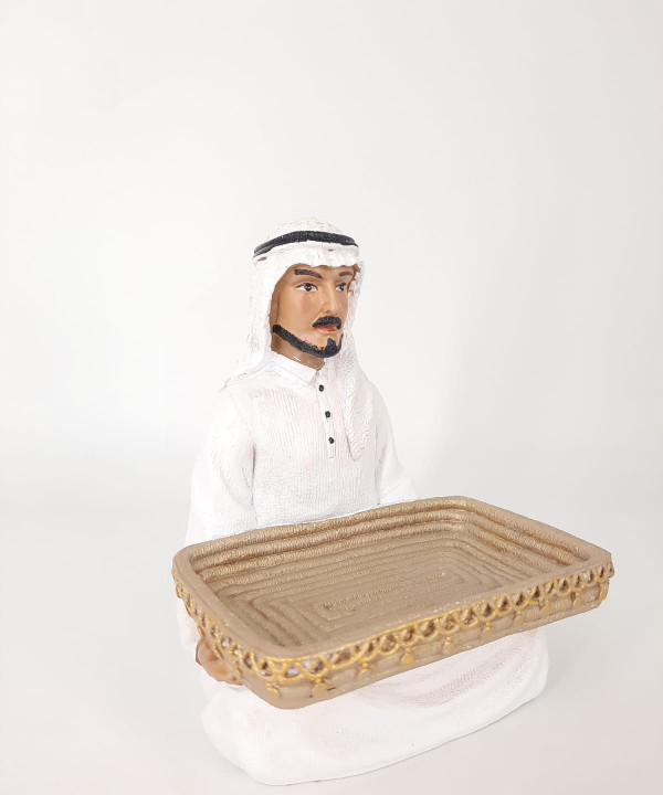 حامل سلة تماثيل عربية تقليدية