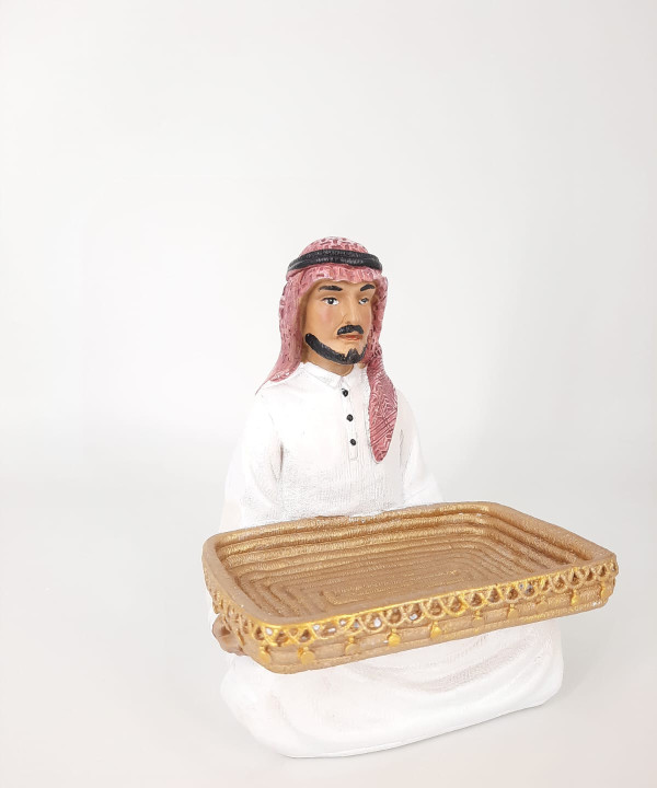 حامل سلة تماثيل عربية تقليدية