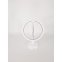 مصباح طاولة كريستل دائري