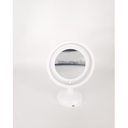 مصباح طاولة كريستل دائري